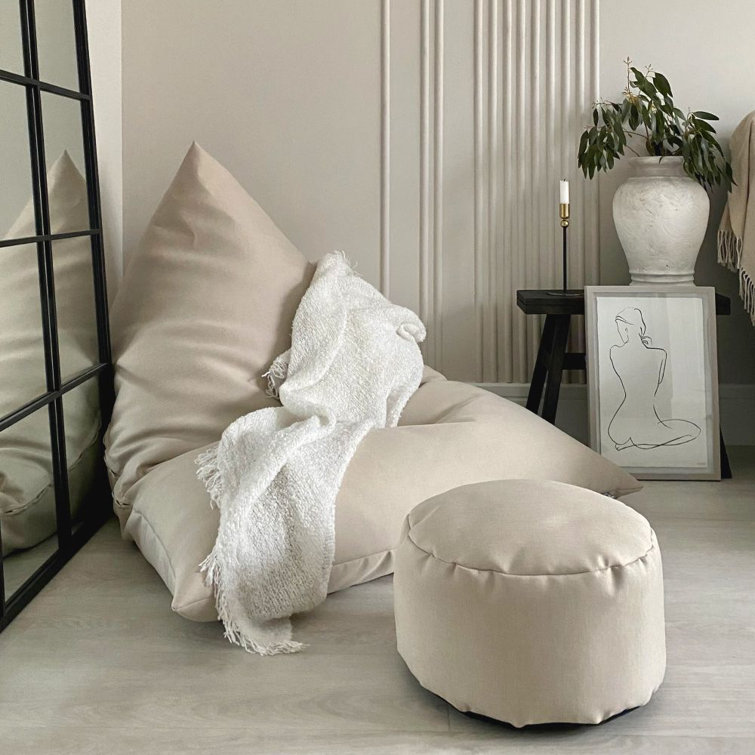 Large bean bag deals footstool